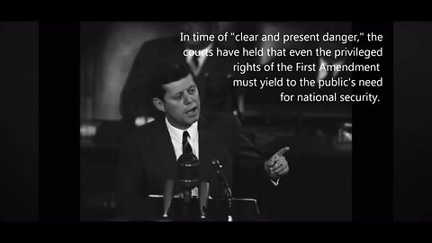 Video Archive (JFK Speech on Secret Societies and Freedom)