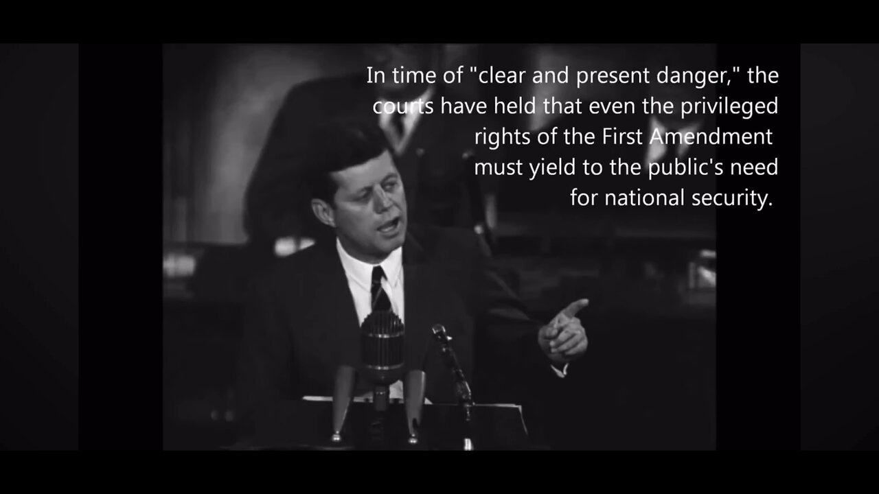 Video Archive (JFK Speech on Secret Societies and Freedom)