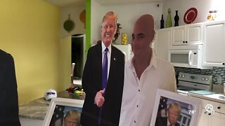 Port St. Lucie dialysis patient not allowed to bring life-size President Trump cardboard cutout for treatment