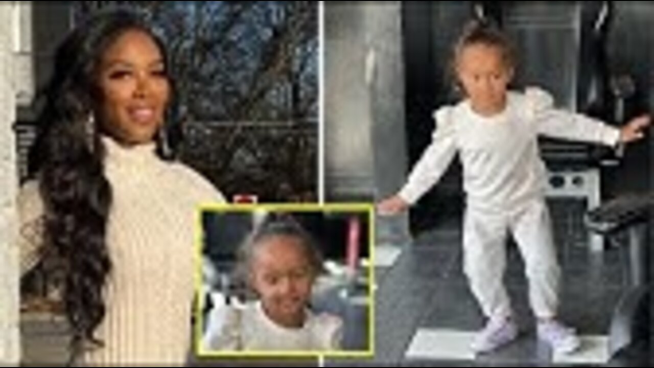 KenyaMoore Shared Adorable Video Of Daughter Brooklyn's Making A Faction IG Reel's !💃