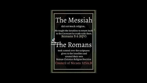 The Difference Between THE REAL MESSIAH Vs The Romans