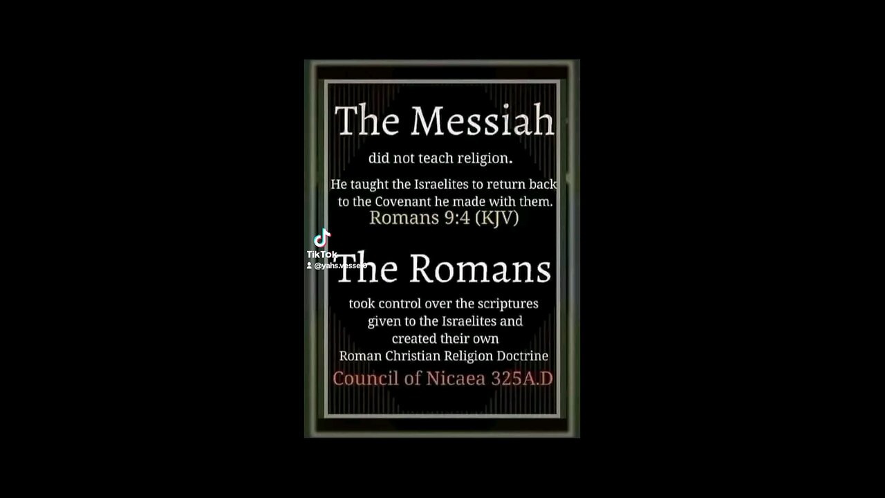 The Difference Between THE REAL MESSIAH Vs The Romans