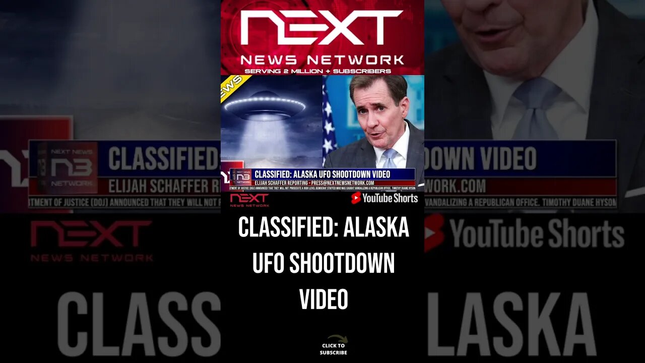 CLASSIFIED: ALASKA UFO SHOOTDOWN VIDEO #shorts