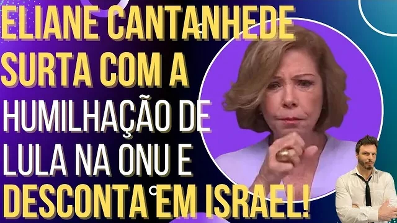 Jornalista da Globo News surta com rejeição a Lula na ONU e desconta em Israel!