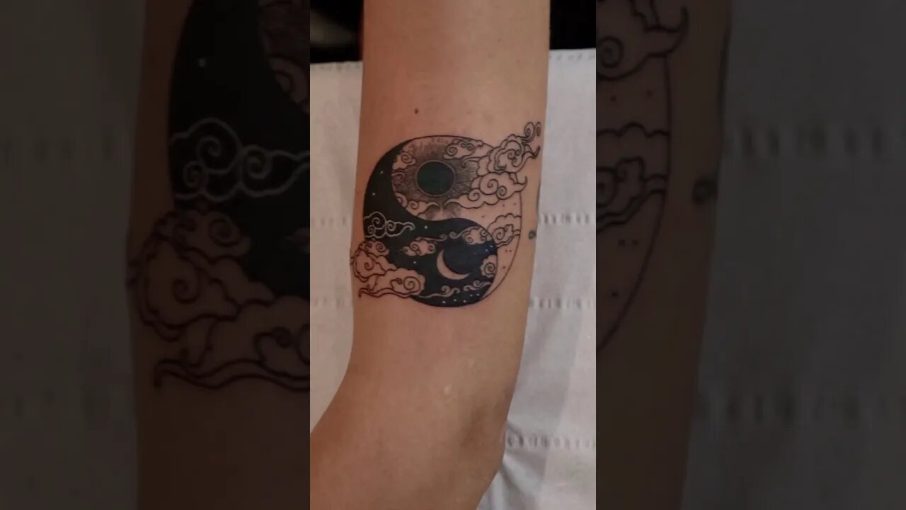 YinYang Tattoo #shorts #tattoo #tattooartist #tattooart #tattooshorts #yinyang