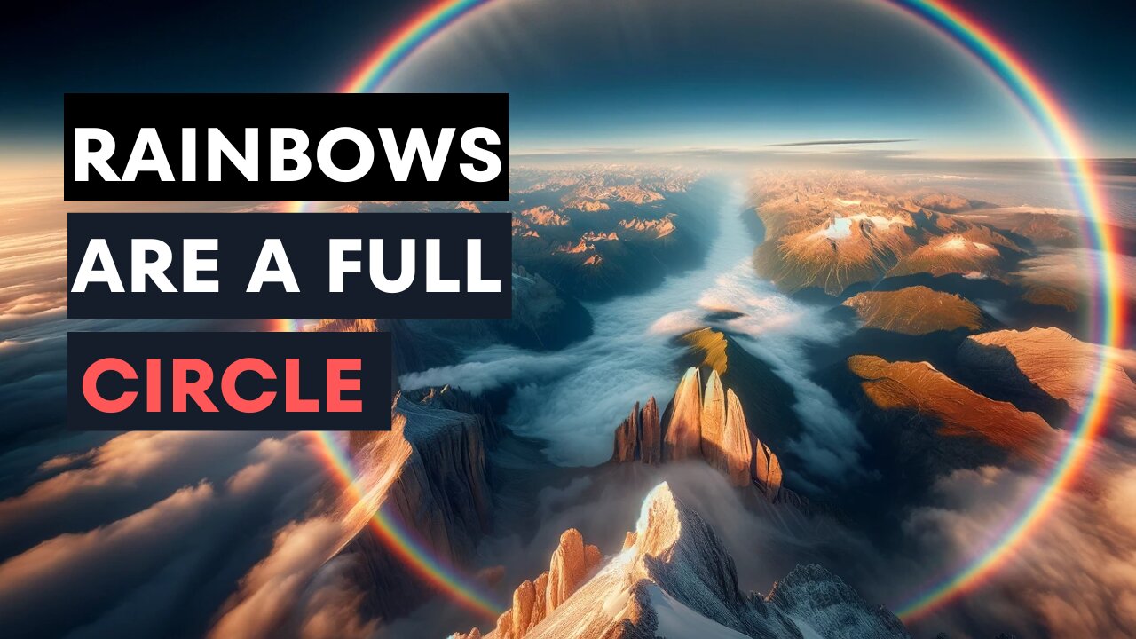 Rainbows are a full circle