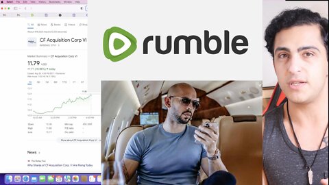 Andrew Tate Takes Rumble Stock To The Moon | Why Influencers Are Switching Over To Rumble