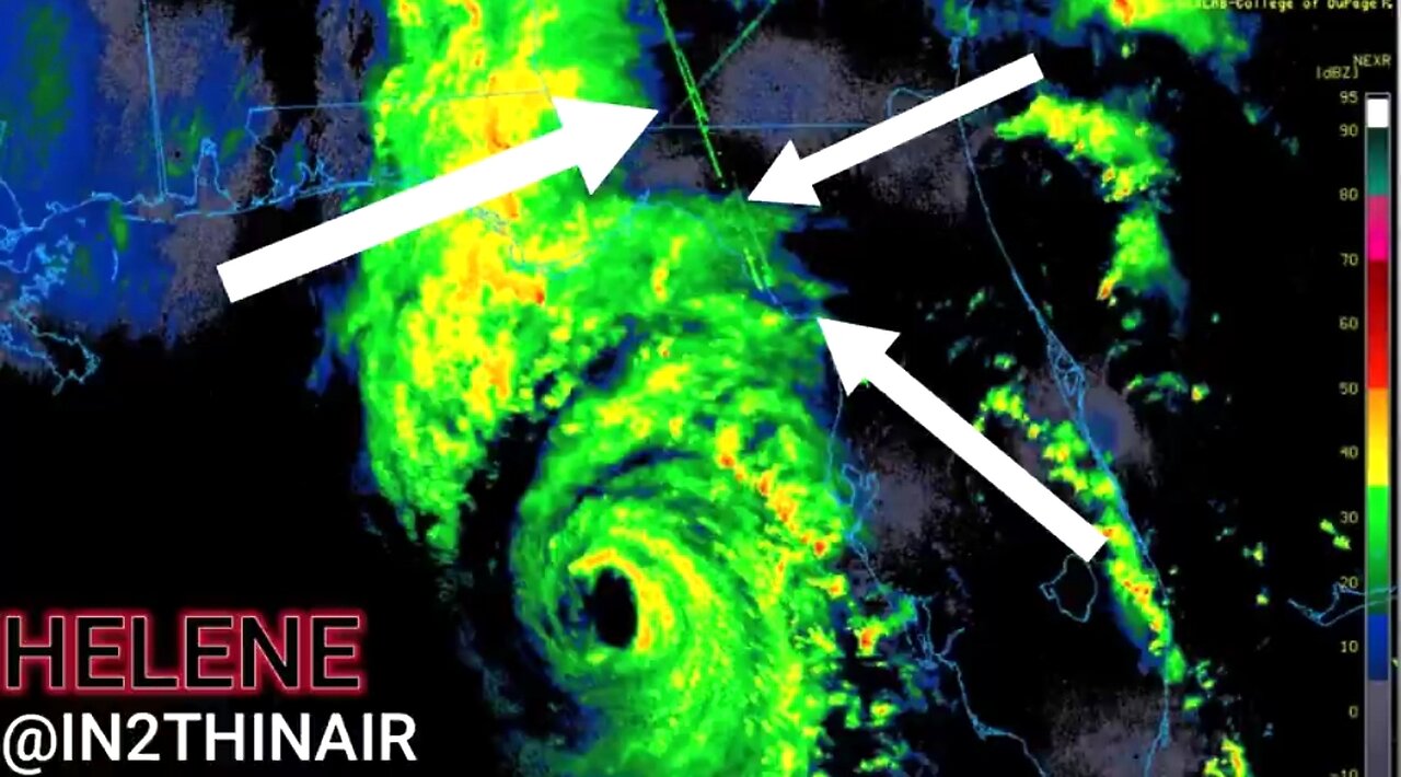 HURRICANE HELENE WAS 100% STEERED BY DEW WEAPONS CAUGHT ON RADAR 🔥