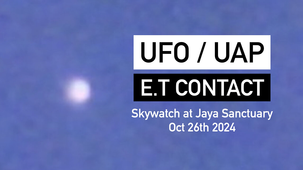 Real! UFO / UAP E.T Contact Oct 26th 2024