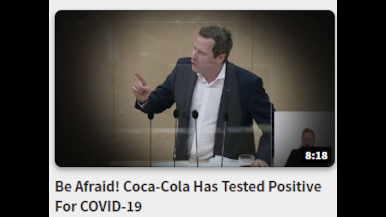 Be Afraid! Coca-Cola Has Tested Positive For COVID-19