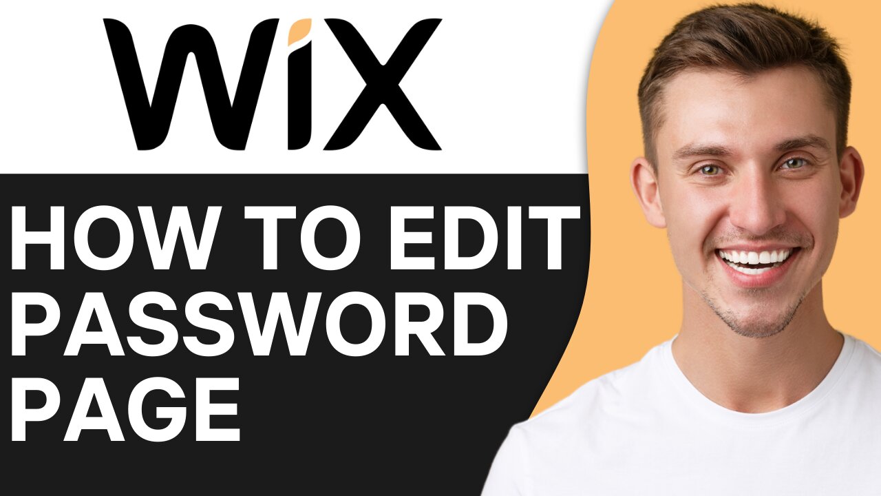 HOW TO EDIT PASSWORD PAGE IN WIX