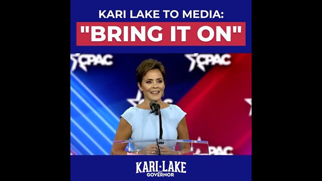 Bring it on 🫡 🇺🇸 #FakeNewsMedia @KariLake Don’t