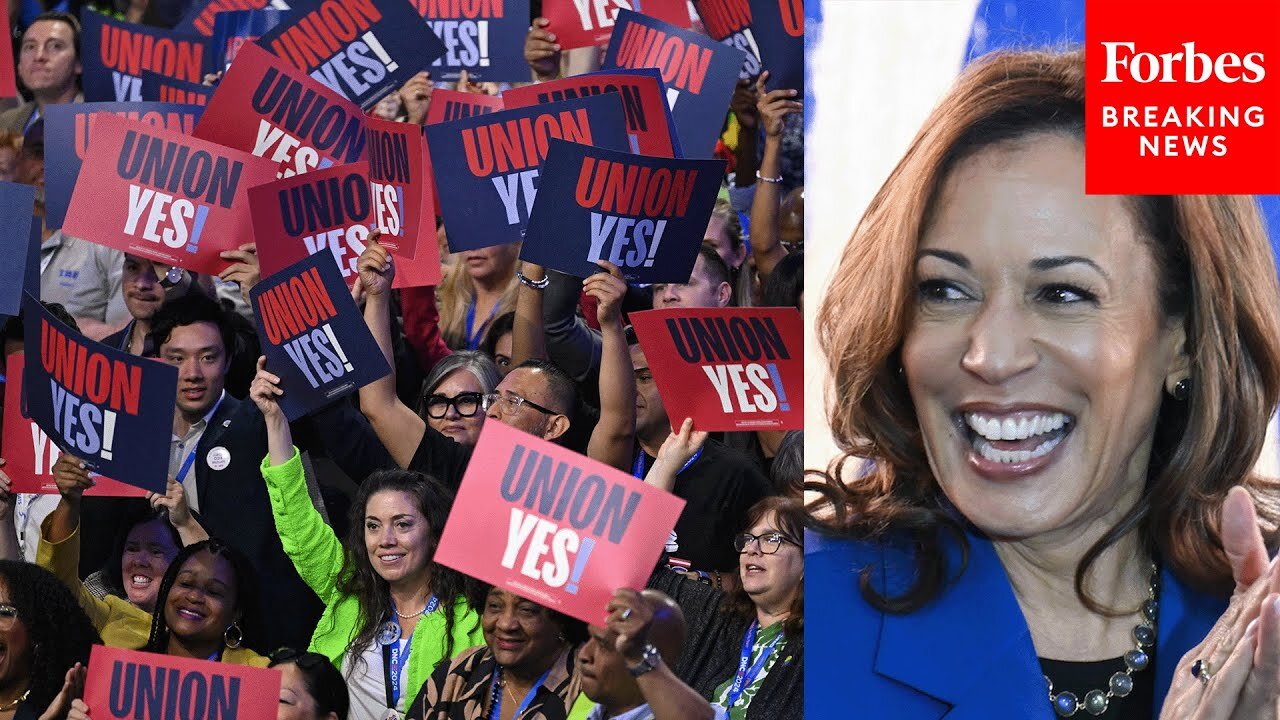 BREAKING: Union Leaders Line Up To Endorse Kamala Harris During The 2024 DNC In Chicago, Illinois