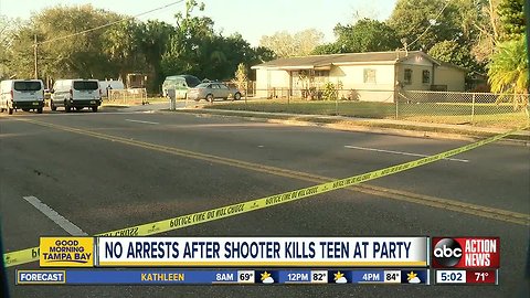 Police: 18-year-old woman shot, killed in Tampa during party