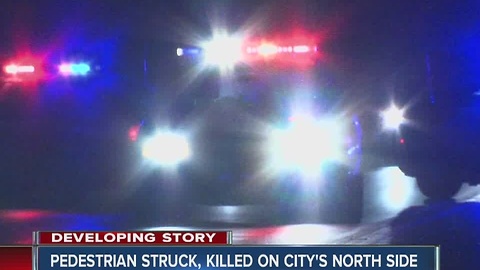 Woman struck and killed on Indianapolis' northwest side