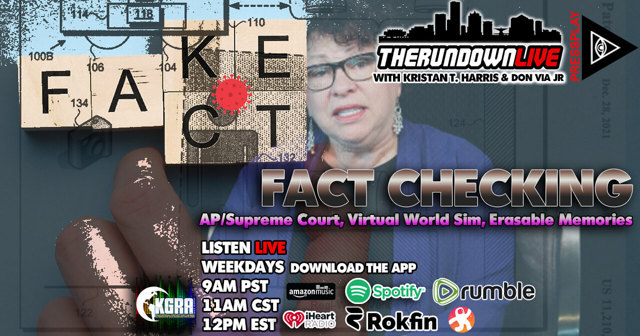 The Rundown Live #802 - Sarah Hardison WUFF, Fact Checking, Disney AR World