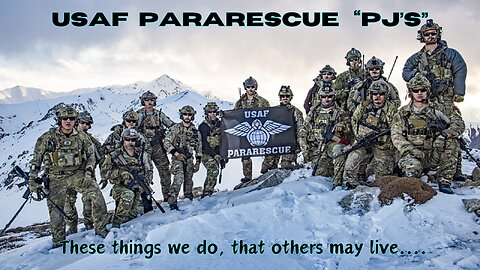 U.S. Air Force Pararescuemen. PJ's