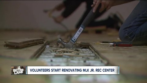 Volunteers help make East Cleveland rec center rise again