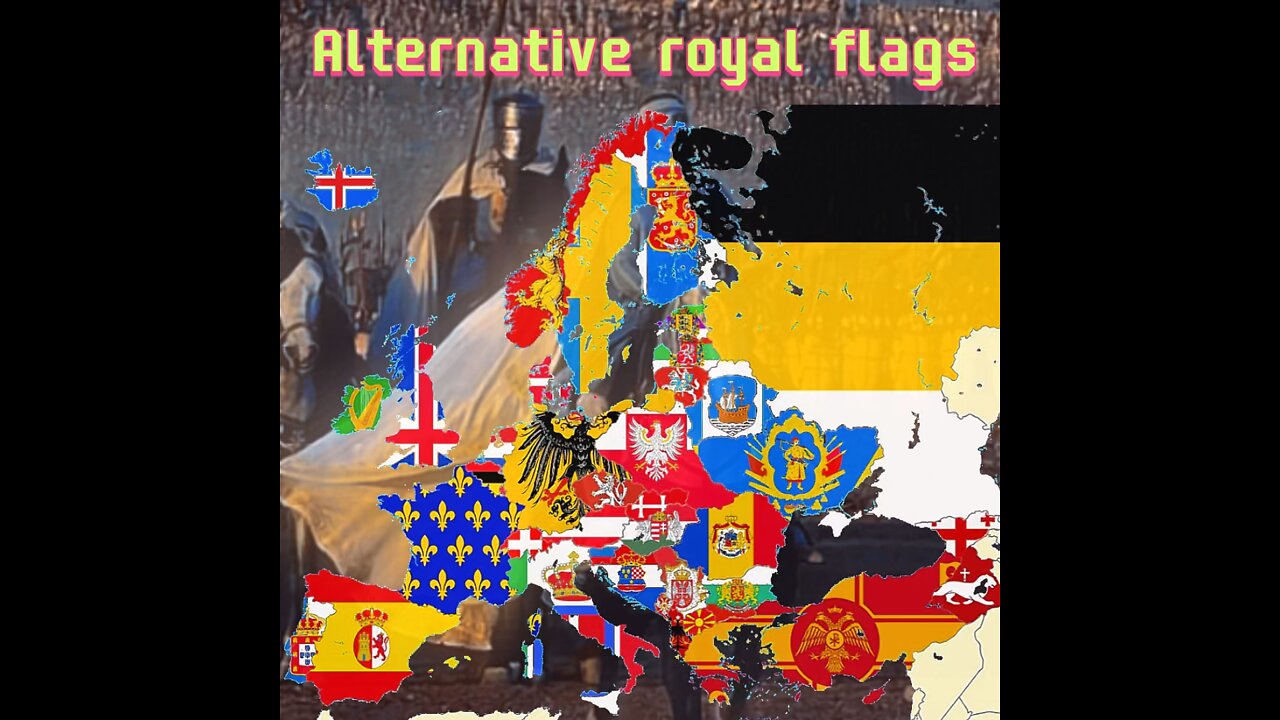 Europe alternative royal flags