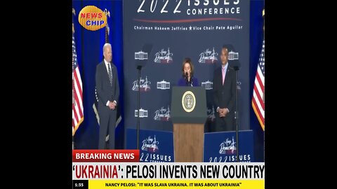 🍸 'UKRAINIA': Nancy Pelosi Invents New Country 🍸