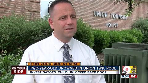 Two-year-old drowned in Union Township pool