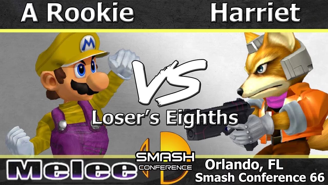 SFS|A Rookie (Mario) vs. Harriet (Fox) - Melee Loser's Eighths - SC: LXVI