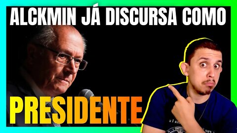 ALCKMIN já discursa como SUCESSOR DO LULA e sinaliza moderação para o MERCADO