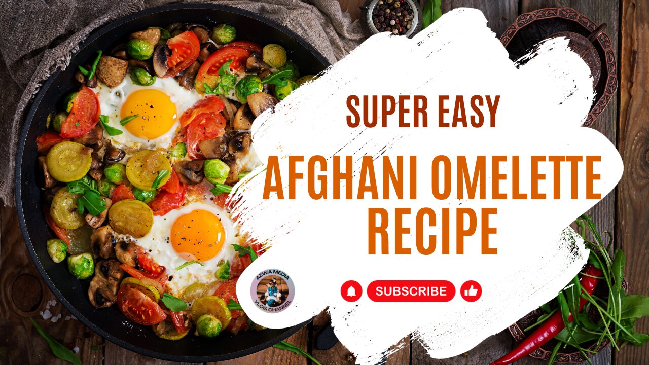 Eggs With Potatoes And Tomatoes - Easy Afghani Omelette | Easy Breakfast Recipe ♥️