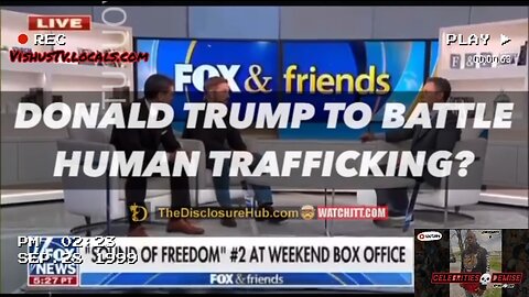 Donald Trump To Battle Human Trafficking... "Sound Of Freedom" #VishusTv 📺