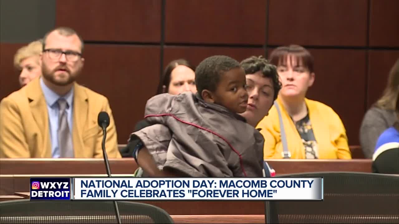 National Adoption Day: Macomb County Family celebrates "Forever Home"