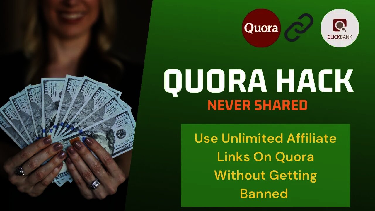 The Secret Hack To Post UNLIMITED LINKS On Quora, Affiliate Marketing, Free Traffic, Clickbank