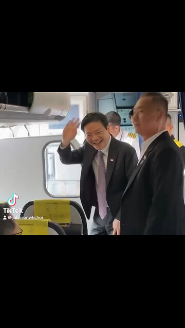 The PM of Singapore on official duty travel