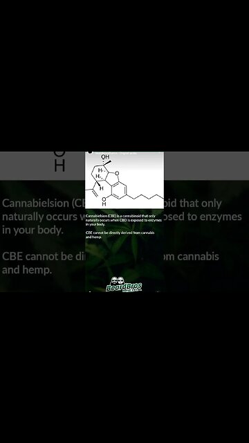 What is CBE? (Cannabielsoin) #shorts