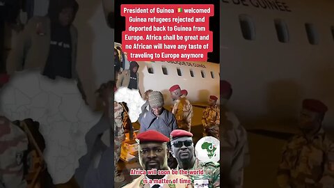 President #Guinea Welcomed #Refugees Back! #Africa #Africans #Europe #USA