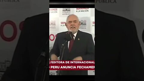 Presidente do Peru Pedro Castilho tenta golpe e acaba preso