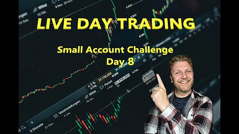 LIVE DAY TRADING | $2.5k Small Account Challenge - Day 8 | S&P500 | $NASDAQ | $TSLA | GDP Data & …