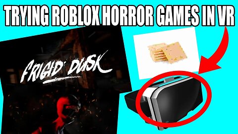 Trying Roblox HORROR Games in VR