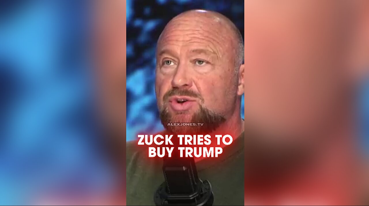 Alex Jones: Zuckerberg Groveling To Trump To Avoid Prison - 12/12/24