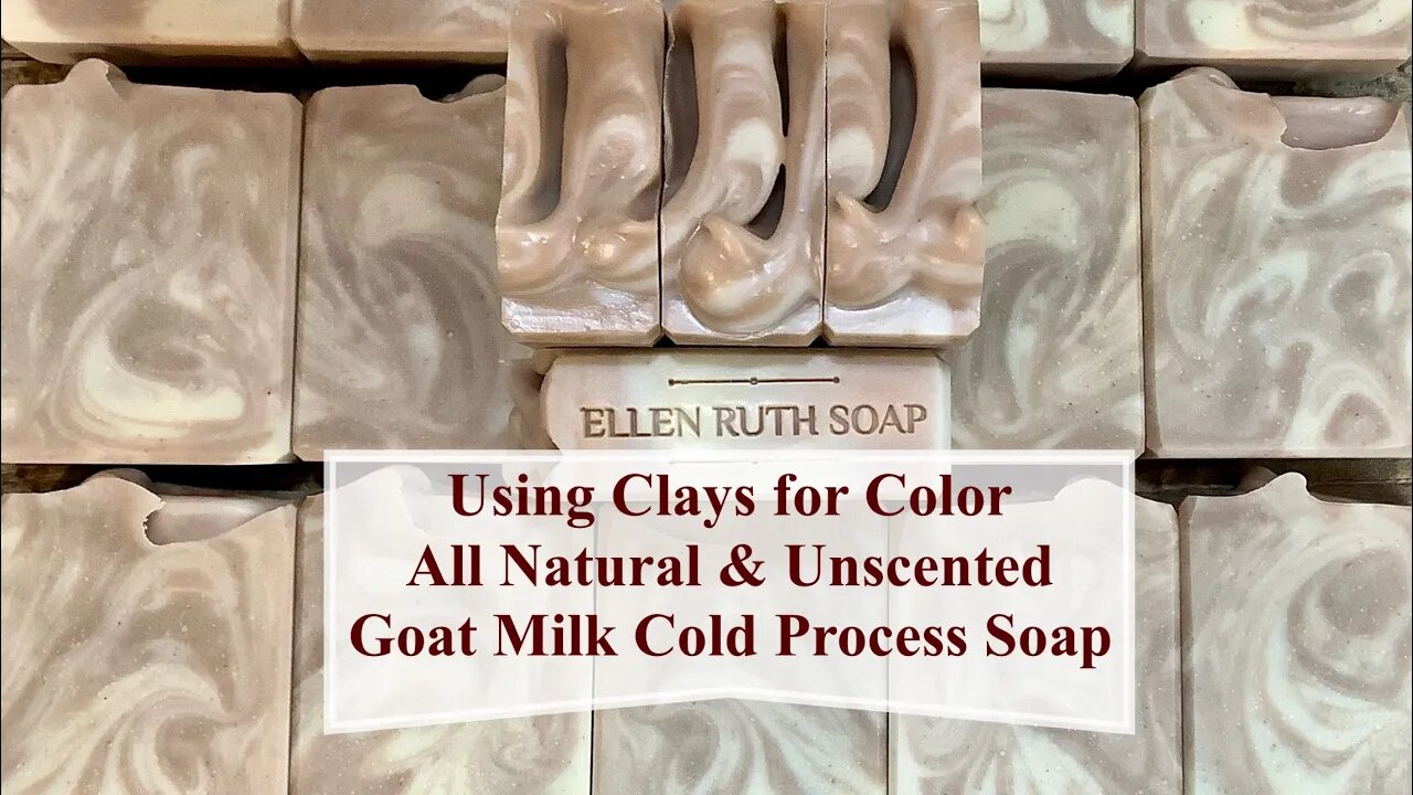 Making Gentle & All Natural CREAMY UNSCENTED Goat Milk Cold Process Soap | Ellen Ruth Soap