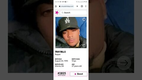 HAPPY 27 BIRTHDAY TRAY BILLS Rapper