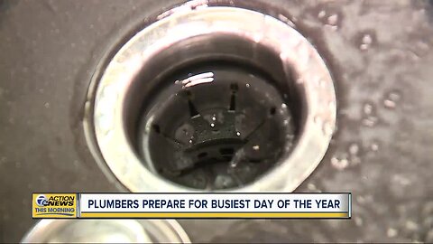 Plumbers prepare for busiest day of the year