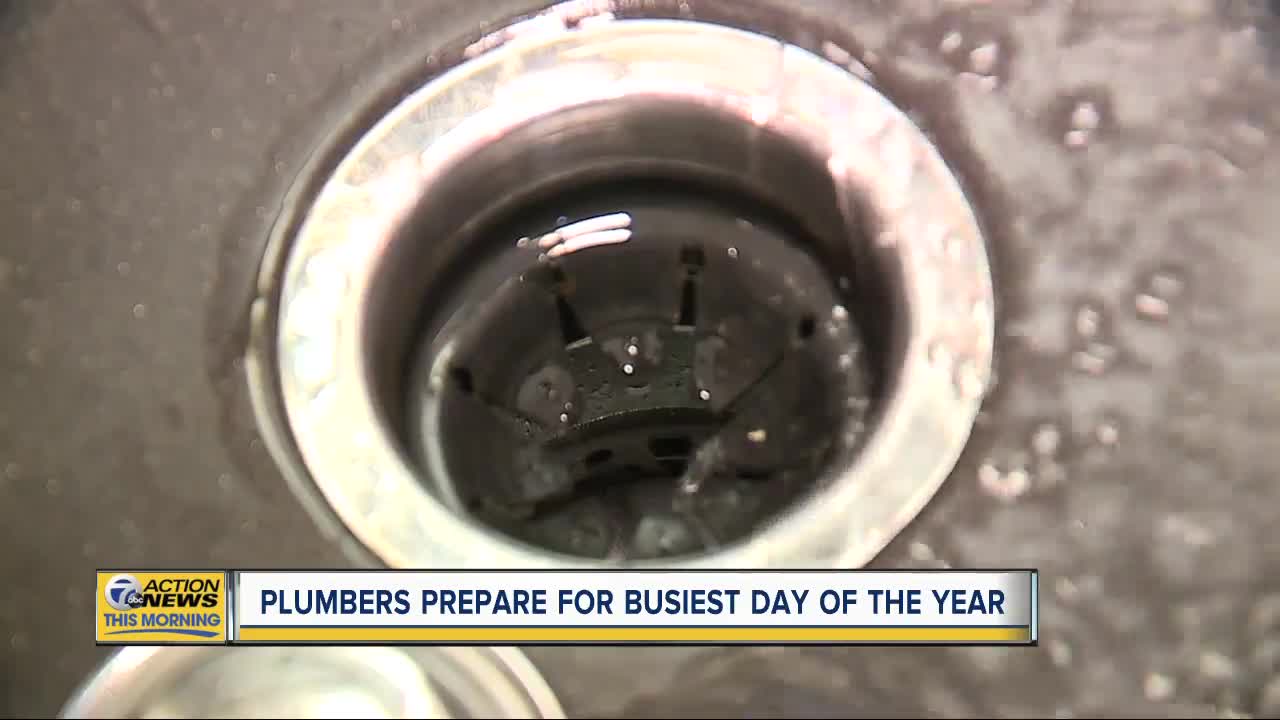 Plumbers prepare for busiest day of the year