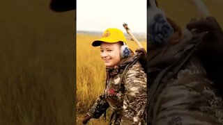 Woman Pronghorn Hunting in Wyoming