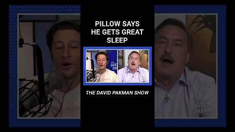 Pillow Says He Gets Great Sleep #shorts