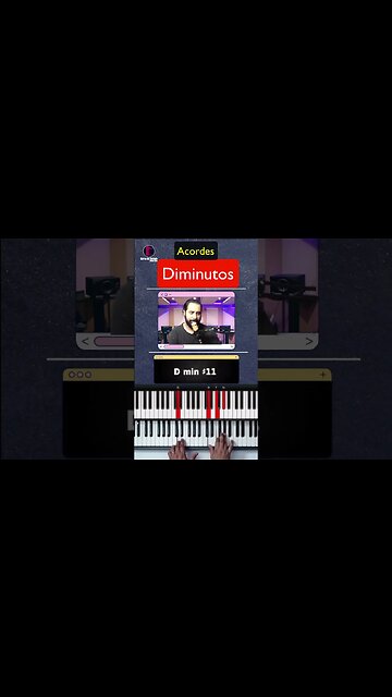 Acordes Dominutos no Teclado