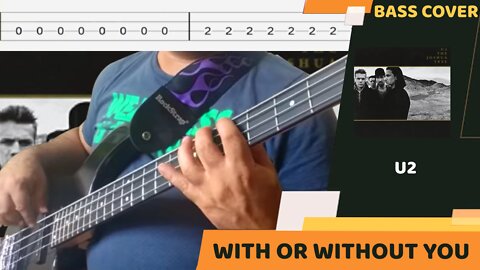 U2 - With Or Without You - Bass Cover & Tabs