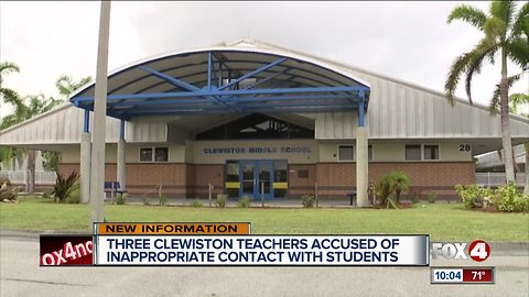 Three Clewiston educators accused of inappropriate contact with students