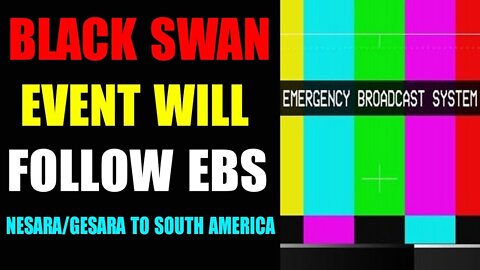 BLACK SWAN EVENT WILL FOLLOW THE EBS TODAY UPDATE