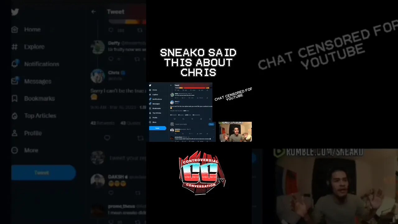 SNEAKO Said This About Chris From @MrBeast #shorts #fyp #sneako