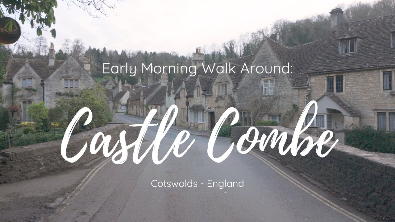 Morning Serenity: Castle Combe Cotswolds Walk | No Talking | Relaxing Cotswold Walking